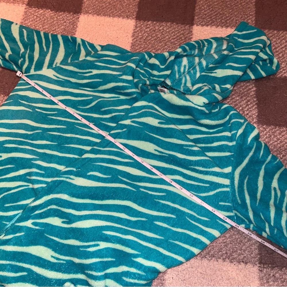 NWOT Women’s Teal Animal Print Joe Boxer Robe - Size Large - Picture 5 of 5